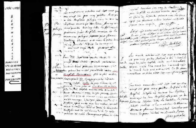 Beaugrand Marion mariage